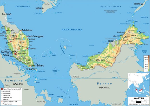 malaysia map